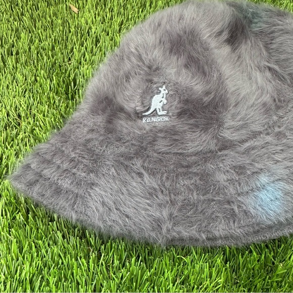 Kangol Furgora Fuzzy Misty Gray Bucket Hat - Picture 5 of 11